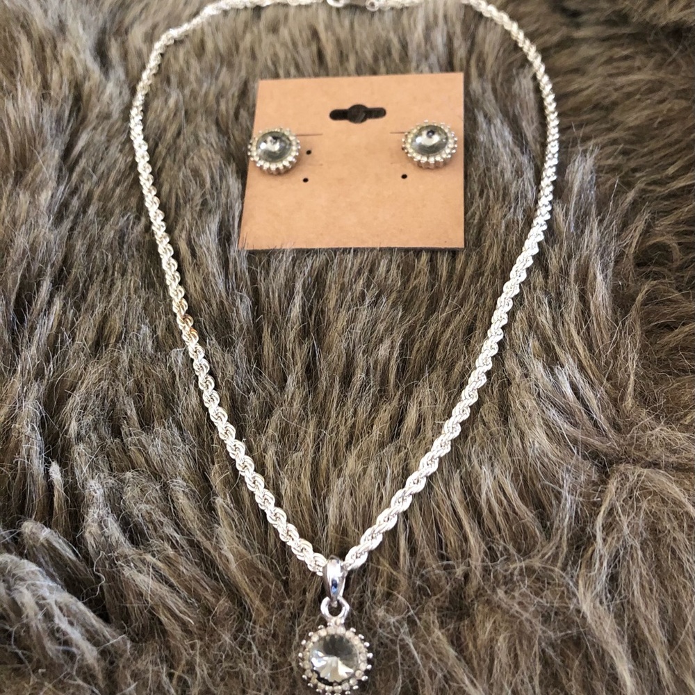 Vintage Park Lane rivoli smoky faceted stone set